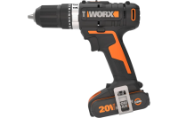 Ударная аккумуляторная дрель-шуруповерт WORX WX370